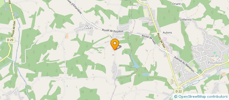 localisation de l'entreprise EARL BEDOUICH  GAAS