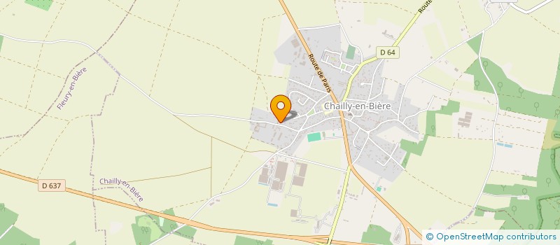 localisation de l'entreprise EARL BEHURET  CHAILLY-EN-BIERE