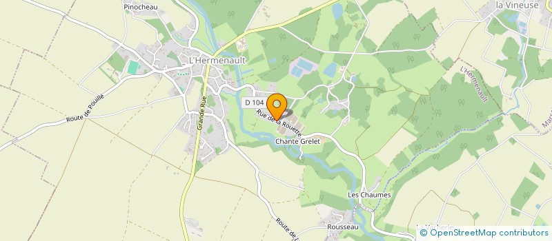 localisation de l'entreprise EARL BEL AIR à HERMENAULT (L )