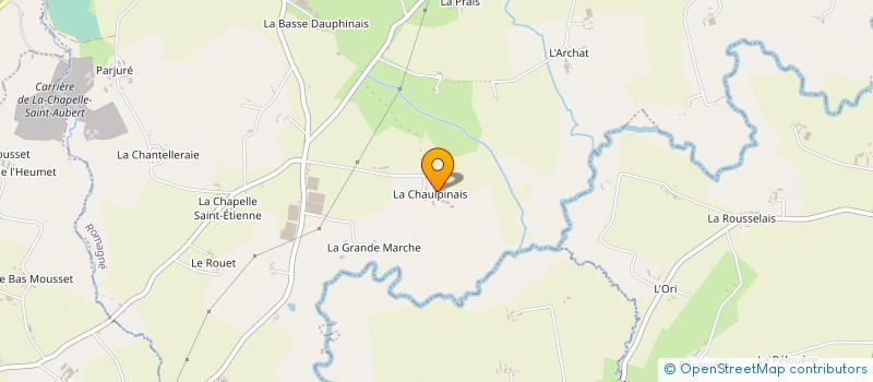 localisation de l'entreprise EARL BEL AIR à ROMAGNE