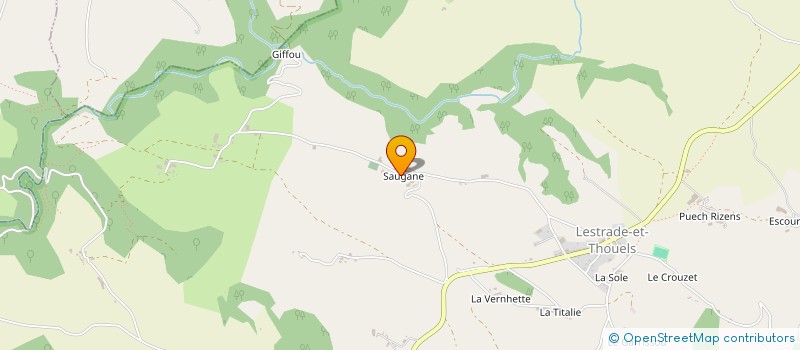 localisation de l'entreprise EARL BELIERES à LESTRADE ET THOUELS