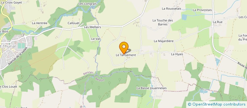 localisation de l'entreprise EARL BELLAMY à BREAL-SOUS-MONTFORT