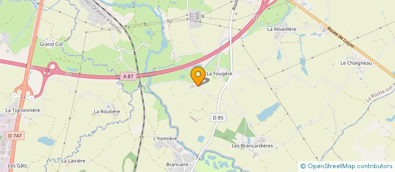 localisation de l'entreprise EARL BELLE DES PRES à LA ROCHE-SUR-YON