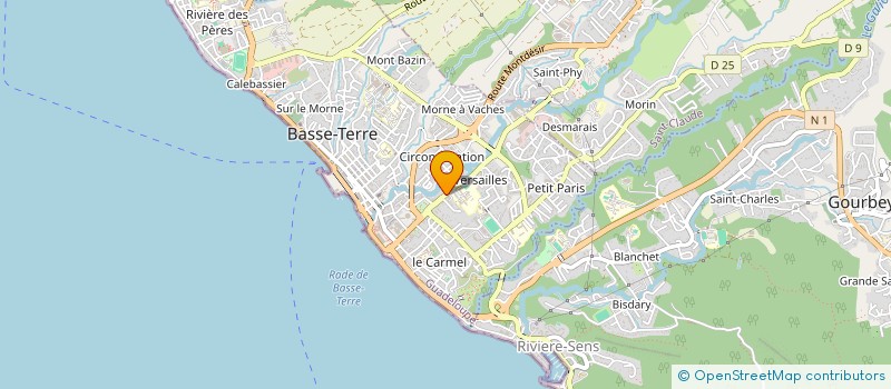 localisation de l'entreprise EARL BELLE PLAINE à BASSE-TERRE