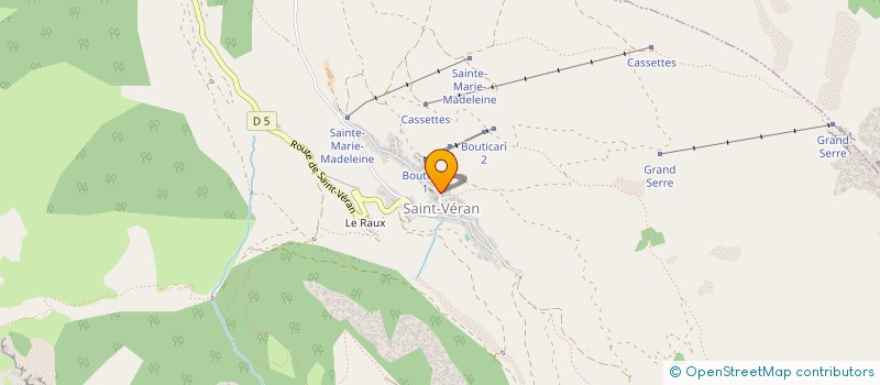 localisation de l'entreprise EARL BELLE VUE  SAINT-VERAN