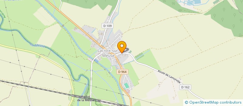 localisation de l'entreprise EARL BELLE VUE  LACROIX-SUR-MEUSE
