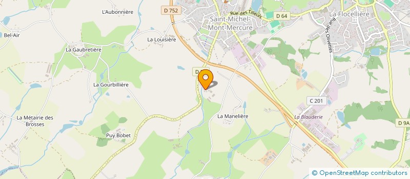 localisation de l'entreprise EARL BELLE-VUE à SEVREMONT