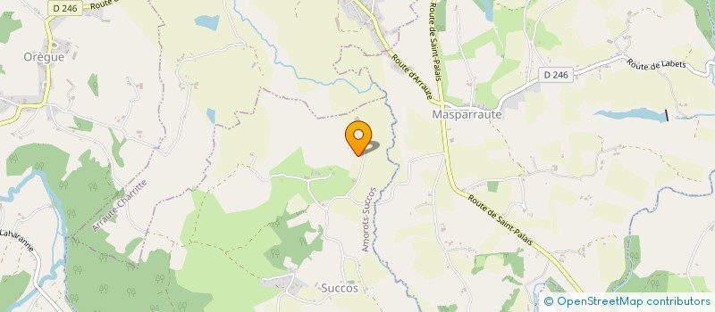 localisation de l'entreprise EARL BELLEAU à AMOROTS-SUCCOS