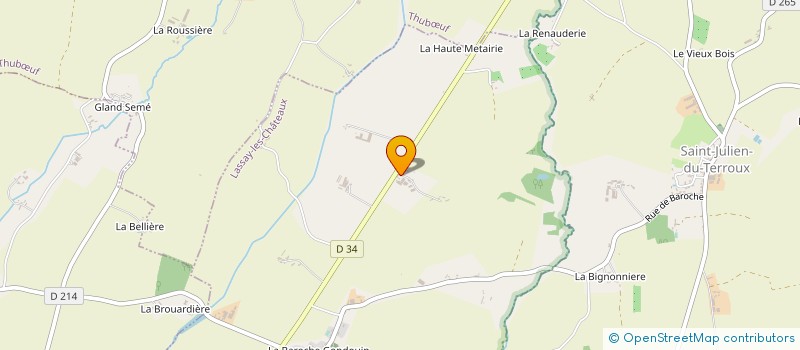 localisation de l'entreprise EARL BELLES PLANTES  LASSAY-LES-CHATEAUX