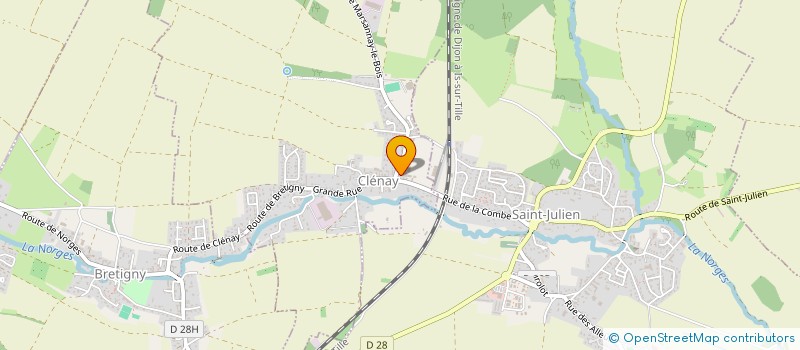 localisation de l'entreprise EARL BELLET à VAROIS-ET-CHAIGNOT