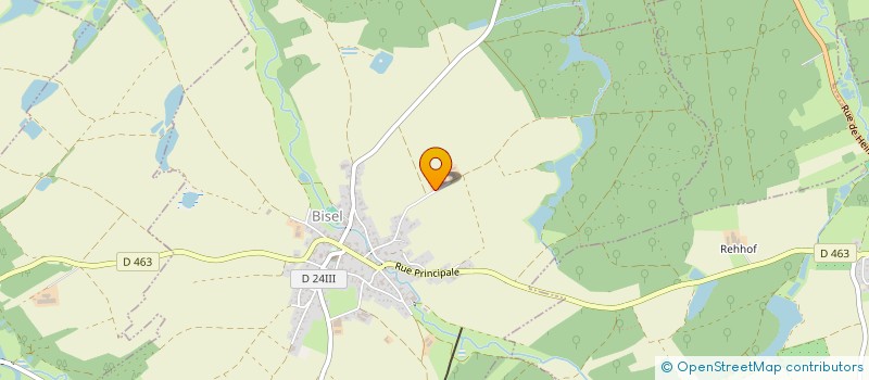 localisation de l'entreprise EARL BELLEVUE  BISEL