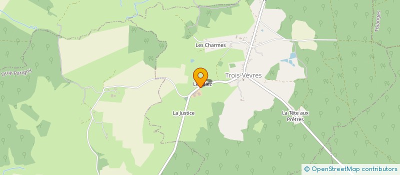 localisation de l'entreprise EARL BELLON à TROIS-VEVRES