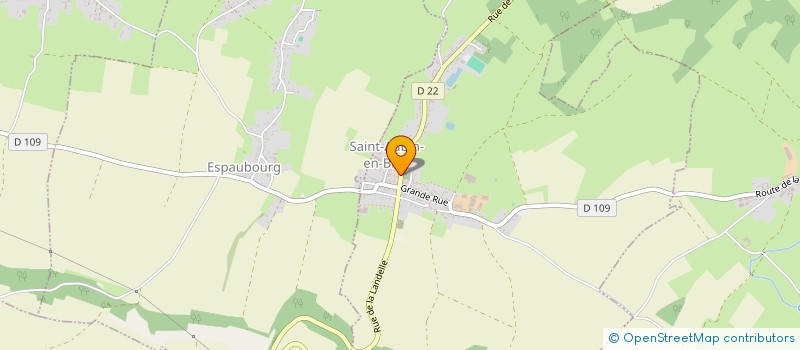 localisation de l'entreprise EARL BELLOU  SAINT-GERMAIN-LA-POTERIE