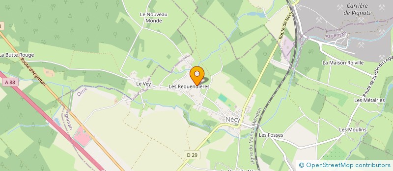 localisation de l'entreprise EARL BELTOISE  GOUFFERN EN AUGE