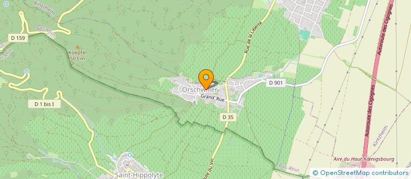 localisation de l'entreprise EARL BEMRICH JOSEPH  ORSCHWILLER