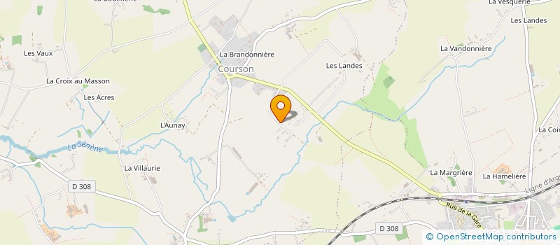 localisation de l'entreprise EARL BENARD à NOUES DE SIENNE