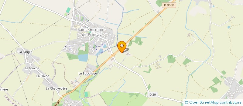 localisation de l'entreprise EARL BENETRE  SIGOURNAIS