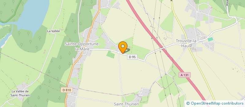 localisation de l'entreprise EARL BENEULT  SAINTE-OPPORTUNE-LA-MARE