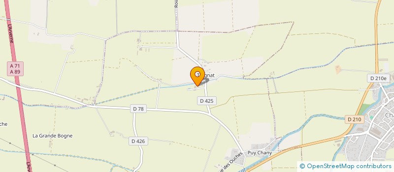 localisation de l'entreprise EARL BENEZIT CLEMENT à SAINT-BEAUZIRE