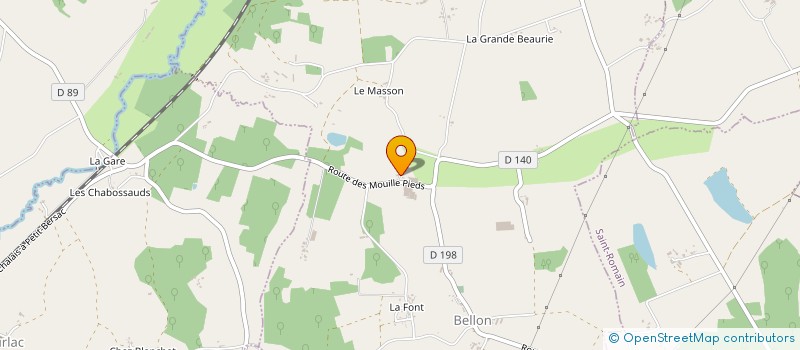 localisation de l'entreprise EARL BENOIT à BELLON