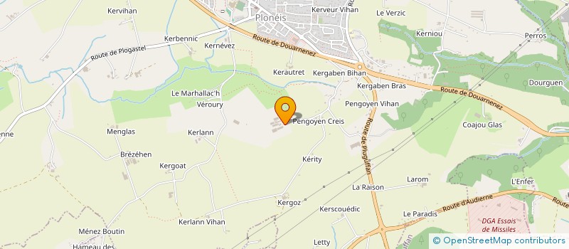 localisation de l'entreprise EARL BENOIT PUECH  PLONEIS