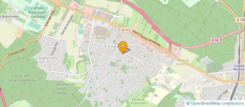 localisation de l'entreprise EARL BEQUIGNON à CHAMBOURCY