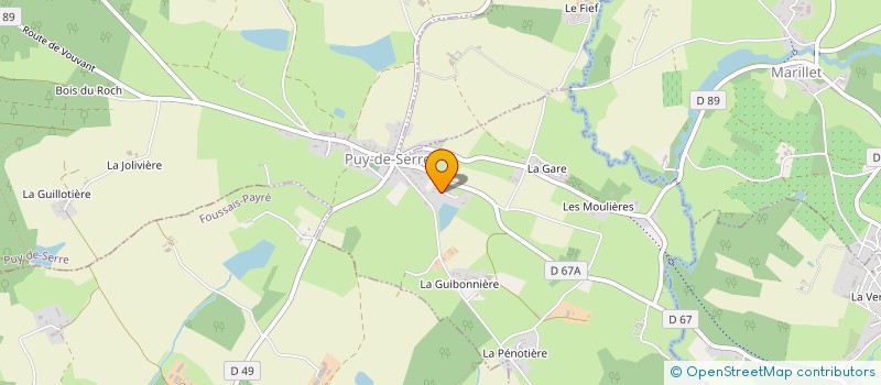 localisation de l'entreprise EARL BERGER à PUY-DE-SERRE