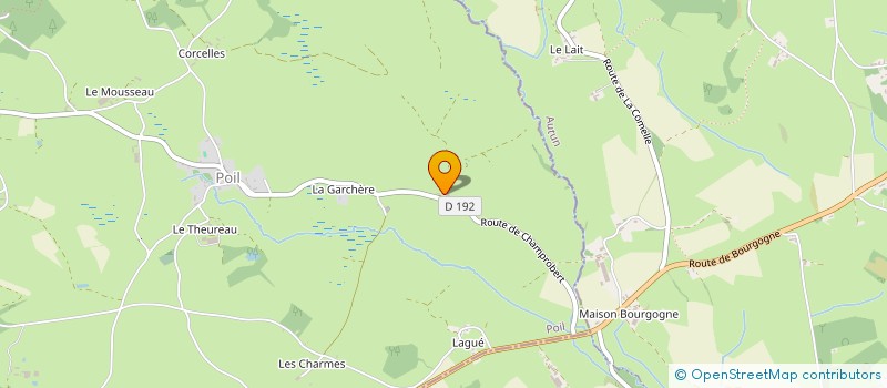 localisation de l'entreprise EARL BERGER JULIEN  POIL