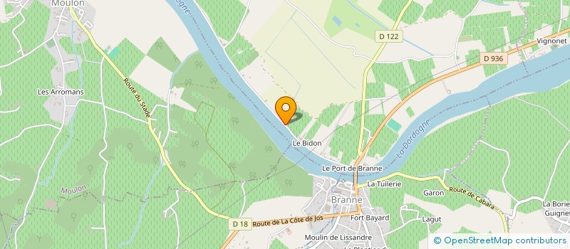 localisation de l'entreprise EARL BERGERIE  SAINT-SULPICE-DE-FALEYRENS