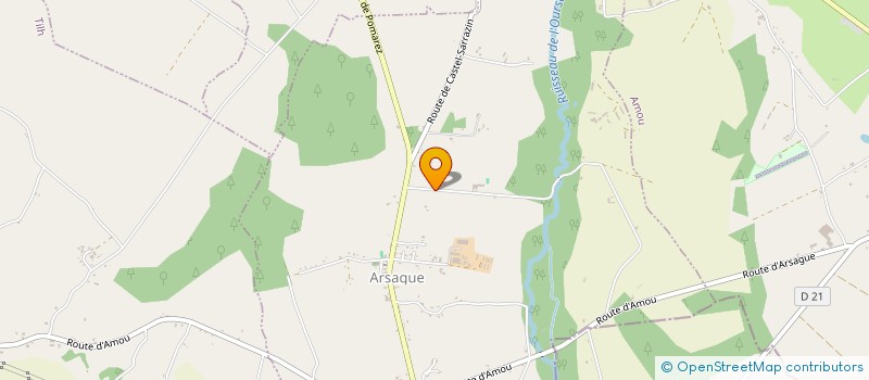 localisation de l'entreprise EARL BERGEROT à ARSAGUE