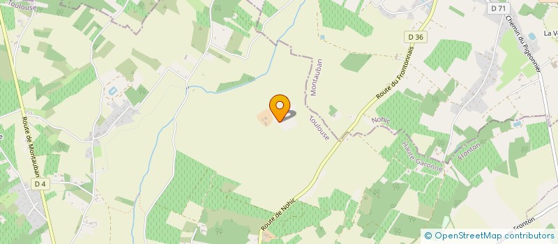 localisation de l'entreprise EARL BERNADILLE  FRONTON