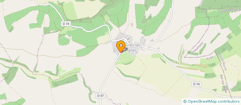 localisation de l'entreprise EARL  BERNARD CLAUDE à ROUVRES-LES-VIGNES