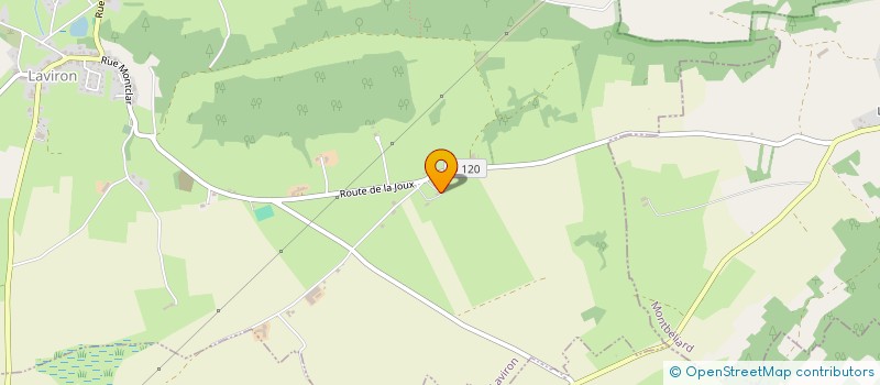 localisation de l'entreprise EARL BERNARD DE LAJOUX à LAVIRON