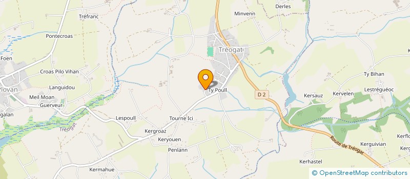 localisation de l'entreprise EARL BERNARD KERYERE  PLOVAN