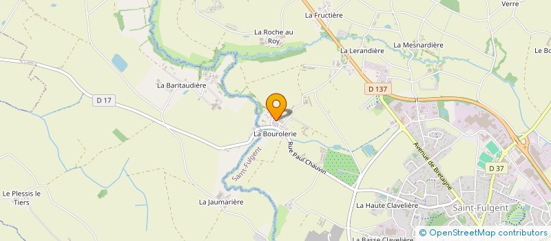 localisation de l'entreprise EARL BERNARD L à SAINT-FULGENT