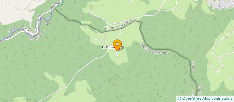 localisation de l'entreprise EARL BERNARDIN  AILLEVILLERS-ET-LYAUMONT