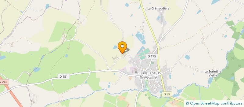 localisation de l'entreprise EARL BERNIER à BRESSUIRE