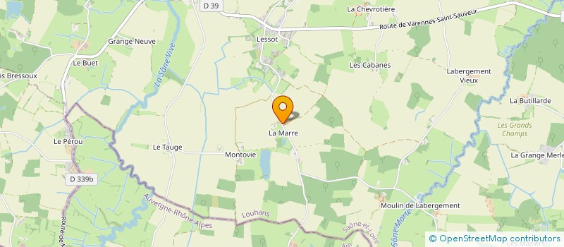 localisation de l'entreprise EARL BERODIER  MONTPONT-EN-BRESSE