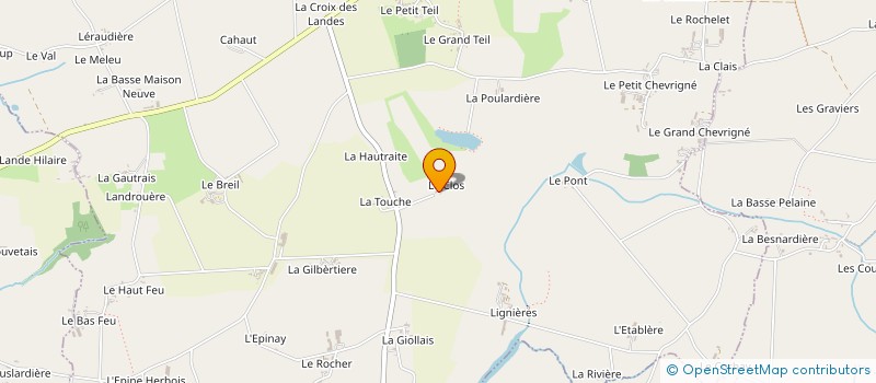 localisation de l'entreprise EARL BERTHELOT à SAINT-HILAIRE-DES-LANDES