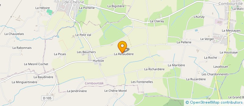 localisation de l'entreprise EARL BERTHIER à CHATILLON-EN-VENDELAIS