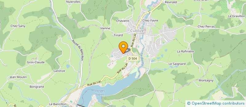 localisation de l'entreprise EARL BERTRAND à CUBLIZE