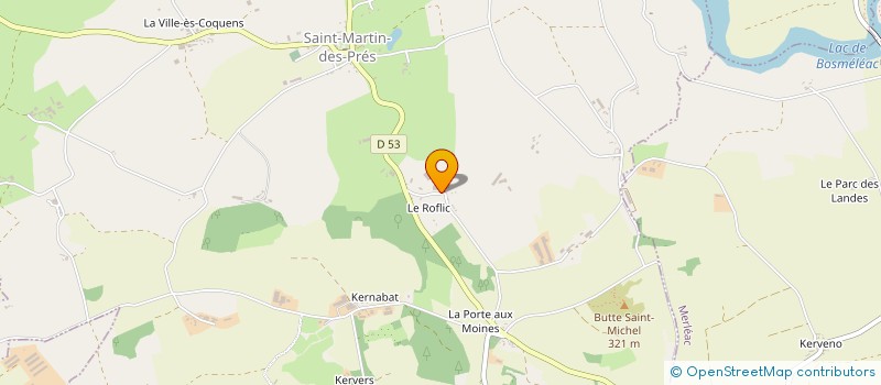 localisation de l'entreprise EARL BERVILLE  SAINT-MARTIN-DES-PRES