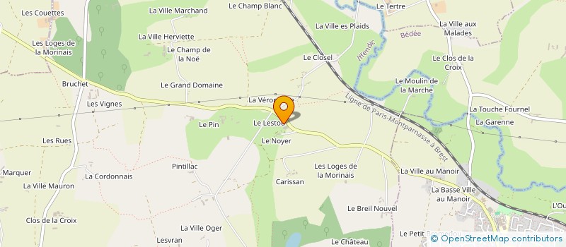 localisation de l'entreprise EARL BESNARD à IFFENDIC