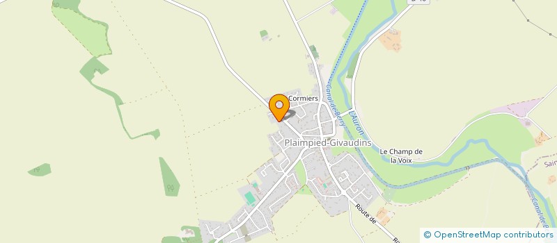 localisation de l'entreprise EARL BESSEMOULIN  PLAIMPIED-GIVAUDINS