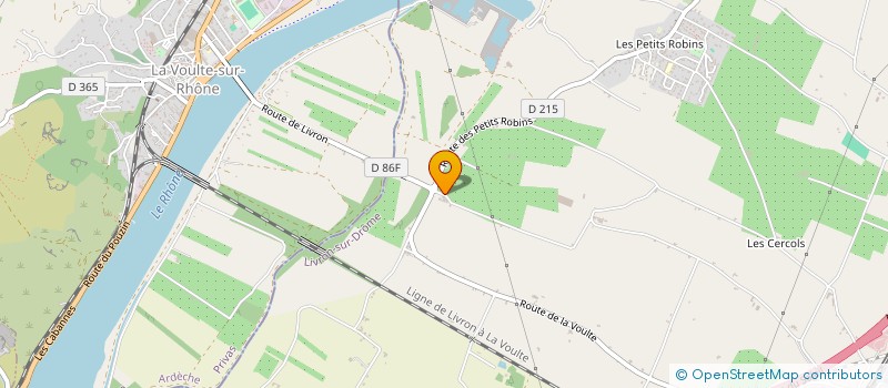 localisation de l'entreprise EARL BESSON ET FILS à LIVRON-SUR-DROME