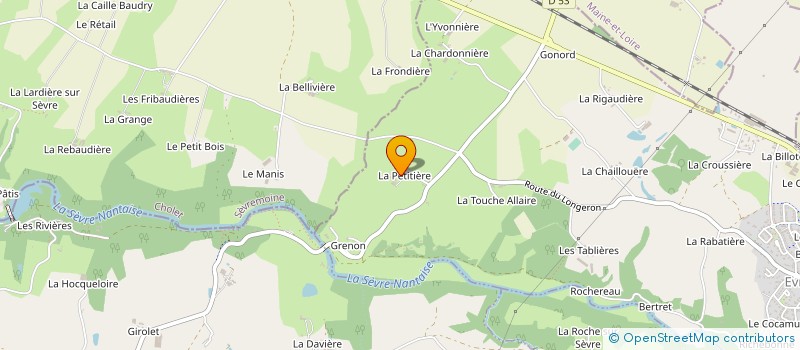 localisation de l'entreprise EARL BETAIL MORTAGNAIS  MORTAGNE-SUR-SEVRE