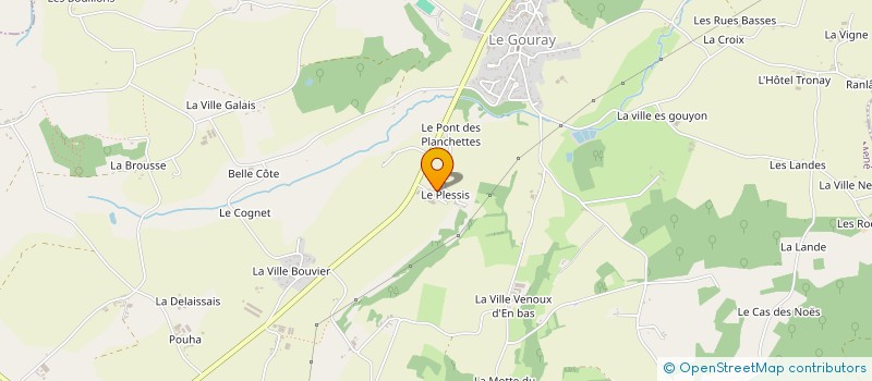 localisation de l'entreprise EARL BEUREL JEAN-MARIE à LE MENE