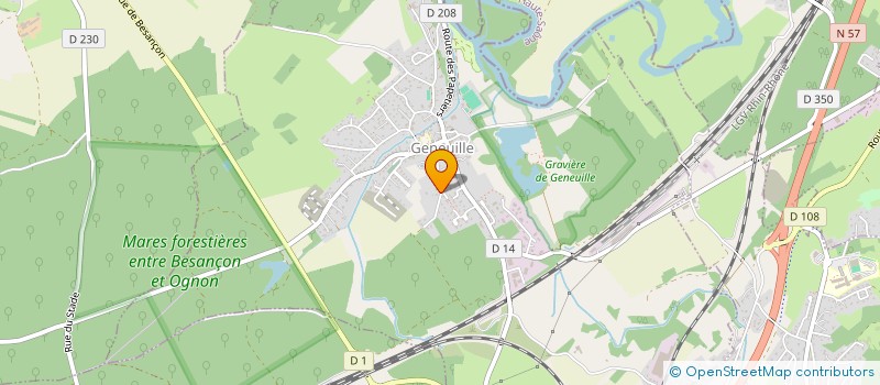 localisation de l'entreprise EARL BEZ MARC ET FLORENCE  GENEUILLE