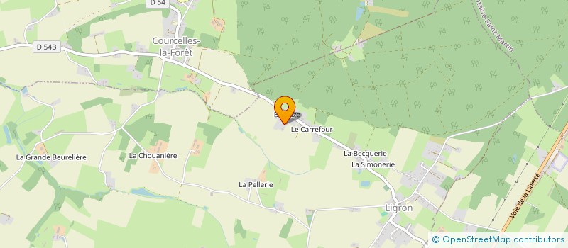 localisation de l'entreprise EARL BEZARD à BOUSSE