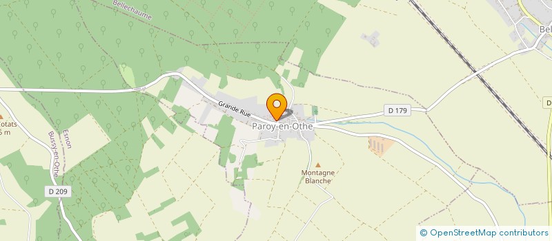 localisation de l'entreprise EARL BEZINE  PAROY-EN-OTHE